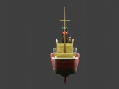 vessel boat 3D model