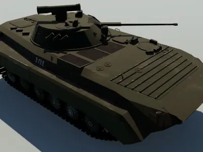 BMP-2 Low-poly 3D model