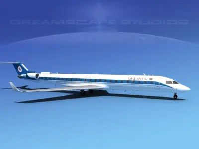 Bombardier CRJ900 Belavia 3D model