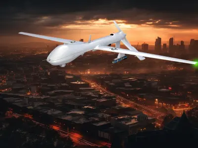 Drone Military Predator Mq-1B 3D model