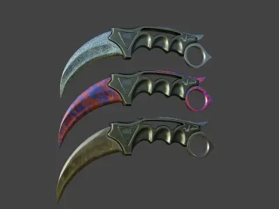 Karambit Knife 3D model
