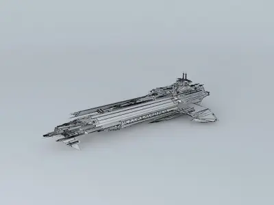 Frontier Class Strike Carrier LC 85F 3D model