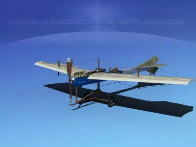 Antoinette Monoplane V03 3D model