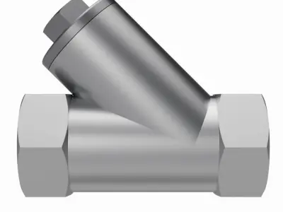 Lift Type Check Valves - BSP Threaded Ends - 3D model