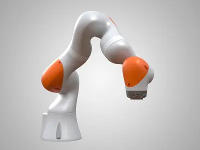 Rounded Robotic Arm 3D model