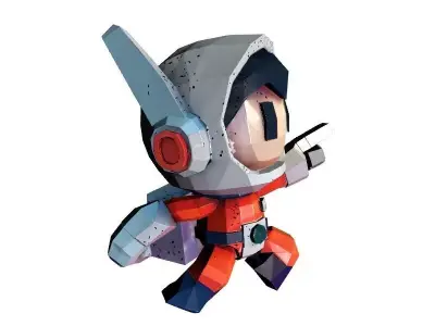 Cartoon Astronaut 3D Printable Model 3D print model buy