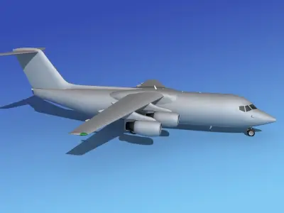 BAe 146-300 Base Model 3D model