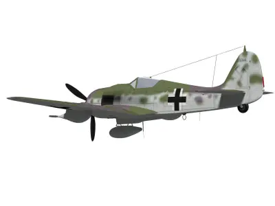 Focke Wulf Fw190 F8 R3 3D model