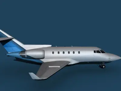 Hawker Siddley 800SR V02 3D model