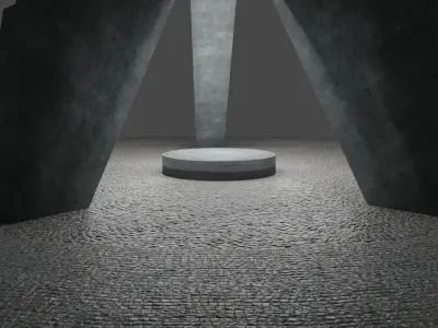 Kosmaj Monument Low-poly 3D model