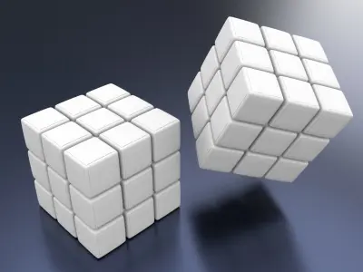 Rubiks Cube Free 3D model buy