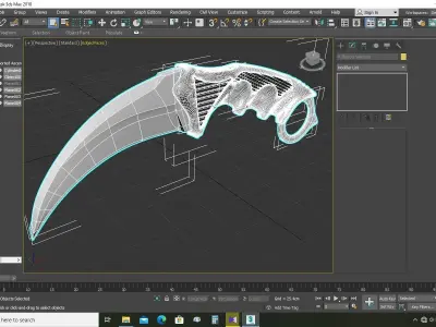 KOMBAT KNIFE Free 3D model