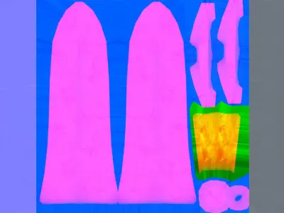 Low Poly Dagger Pack for Unreal Engine Free low-poly 3D model