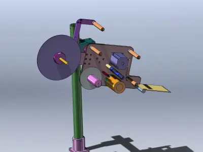 Labeling machine 3D model