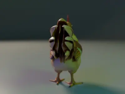 Rooster 3D print model