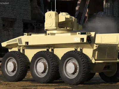 Military Robot Scout 3D model