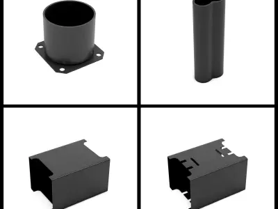 100 Hard Surface Kitbash 3D model