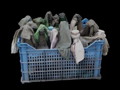 SCANS Ukraine Props Vol 1 Low-poly 3D model