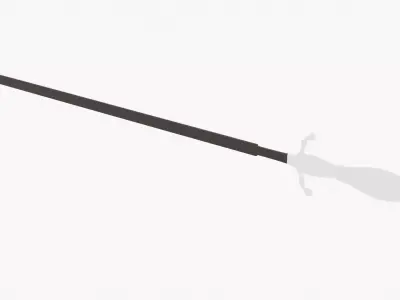 Basic Spear Low-poly 3D model