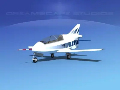 Bede BD-5J Microjet V10 3D model