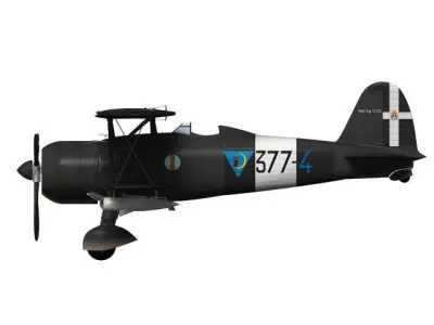 Fiat CR42CN Falco  3D model
