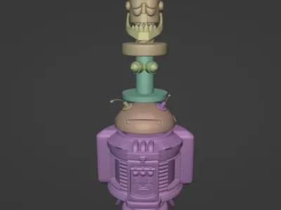 Chess Pack KAOS boss from DKC3 3D print model