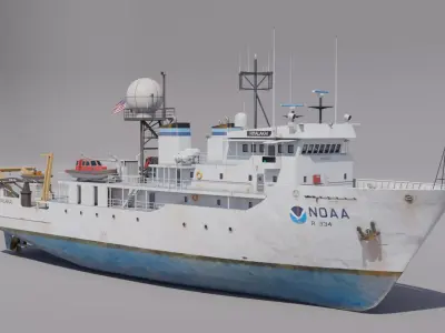 Oceanographic Research 3D model