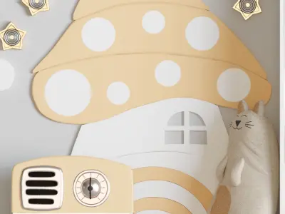 Decor set for kids 04 3D model