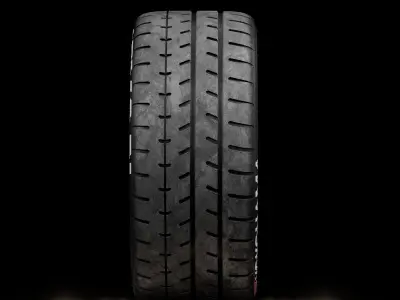 Yokohama Advan A052 Big Logos Dust 3D model