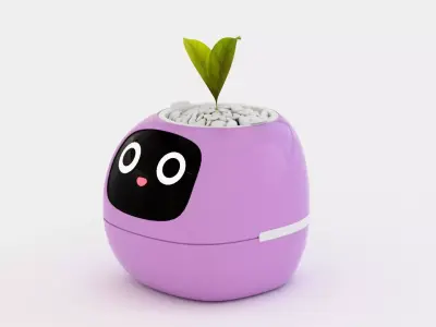 Smart Pot Low-poly 3D model