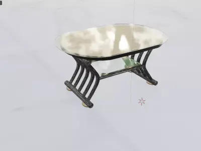 Coffee Table Free low-poly 3D model shop