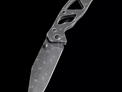 Folding Knife 3D model buy