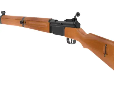 MAS-36 rifle Low-poly 3D model