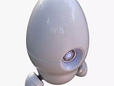 SciFi Egg Companion Droid M1 3D model