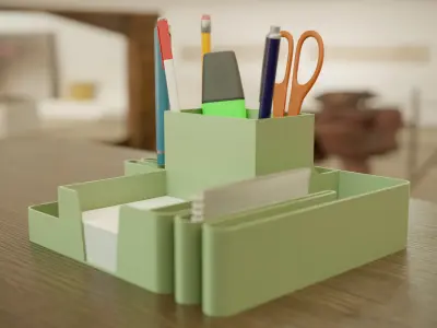 Desk Organizer Free 3D print model