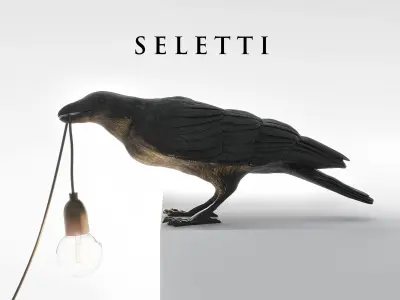 Seletti Bird lamp 3D model