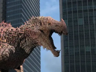 Viking Dragon Head  3D model