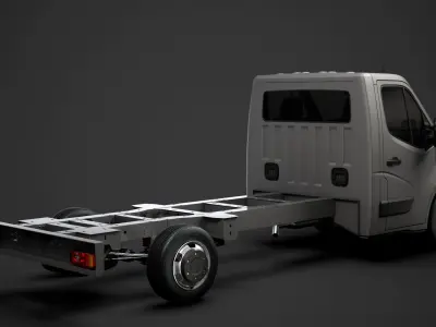 Renault Master SingleCab SW E30 Chassis 2010 3D model