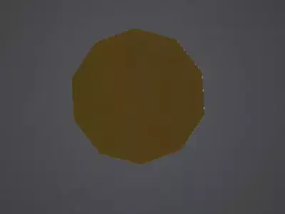 Low Poly Shotgun Shell Cartridge Low-poly 3D model