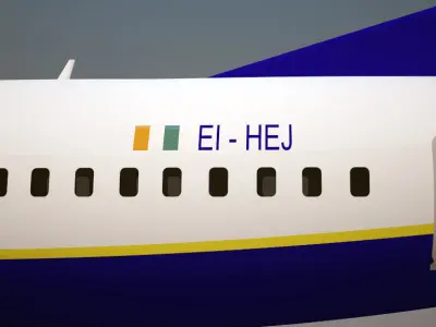 Ryanair 737 MAX 200 3D model