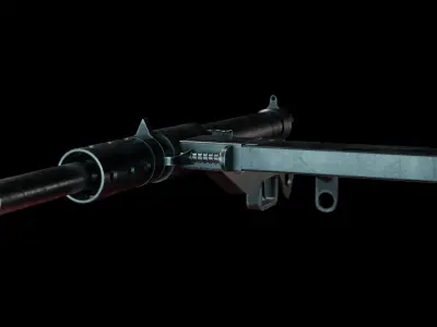Sten MKII Free low-poly 3D model