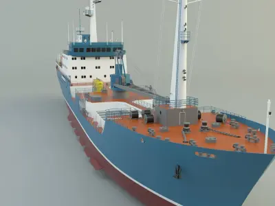  cargo ship marine model 3D model
