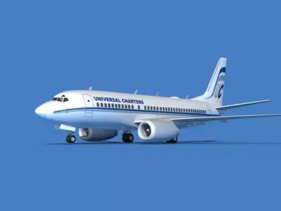 Boeing 737 MAX 7 Universal Charters 3D model