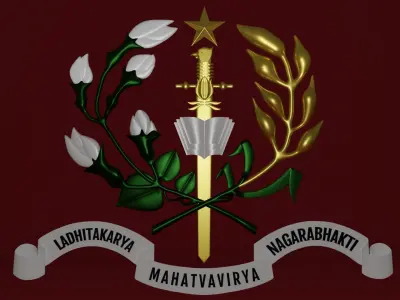 3D Logo Akademi Militer Free 3D model