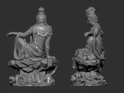 Bodhisattva Avalokitesvara 3D model