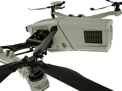 Drone R14 Multi Cam-V4 3D model