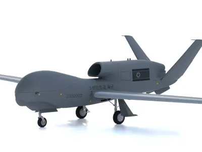 DPRK Saetbyol-4 - SB-4 - The MORNING STAR Low-poly 3D model