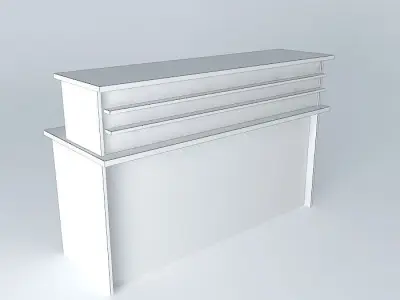 Reception Desk Free 3D model