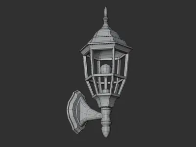 Lamp outdoor 02 3D model purchase