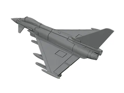 Eurofighter Typhoon 3D print model